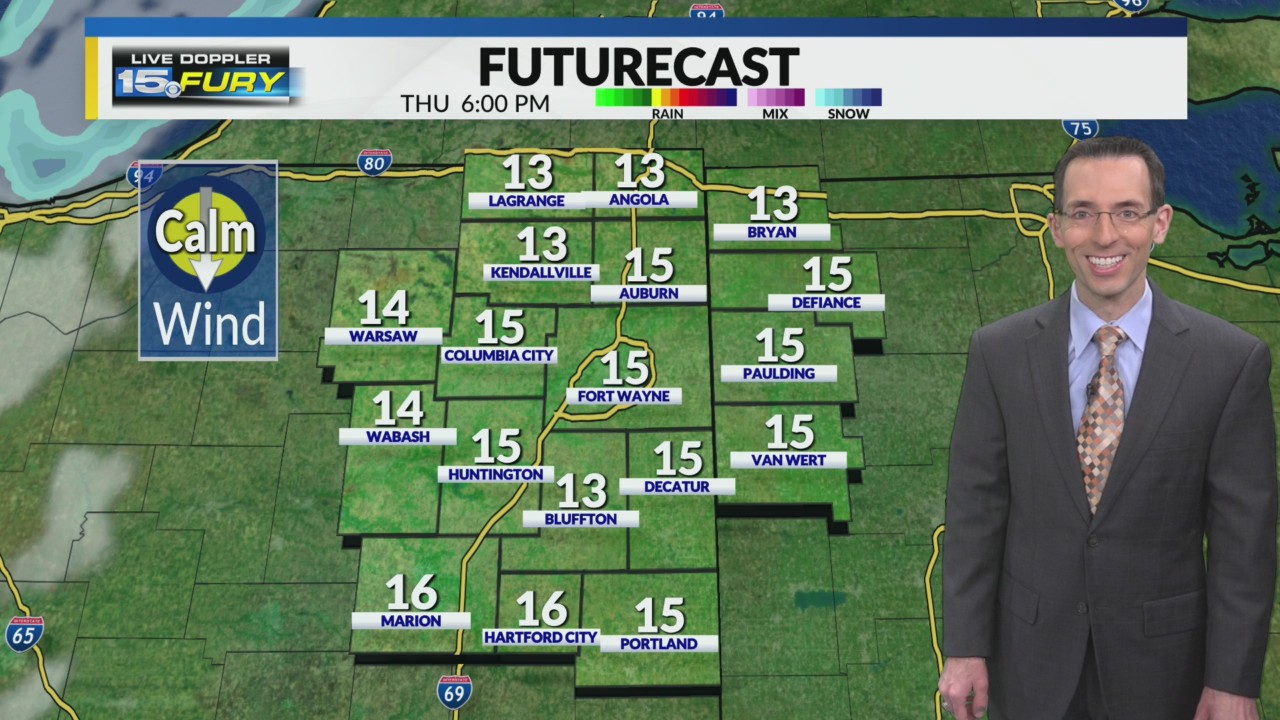 Near-record cold tomorrow morning