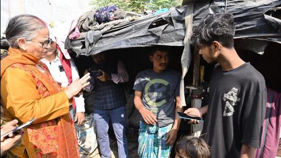 Lucknow mayor leads verification drive against illegal migrants, slum ...