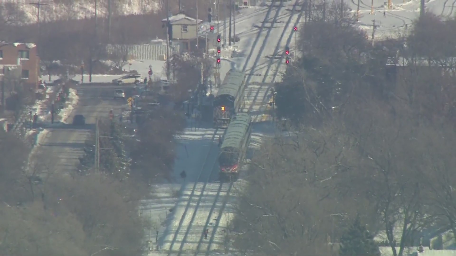 Pedestrian fatally struck by train in Bensenville, Metra says