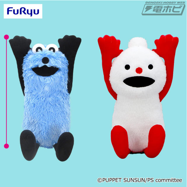 パペットスンスン』より、ふわふわクッションに抱きついたデザインが