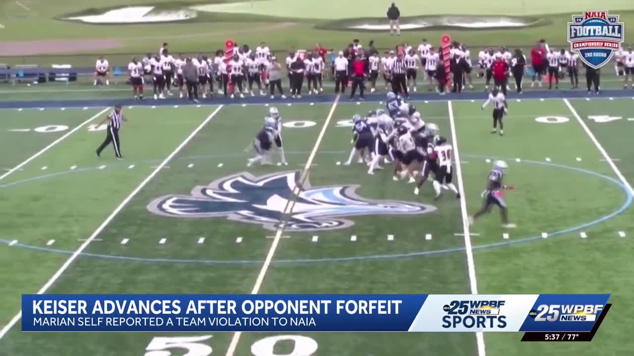 Keiser University advances to NAIA football semifinals after Marian's ...