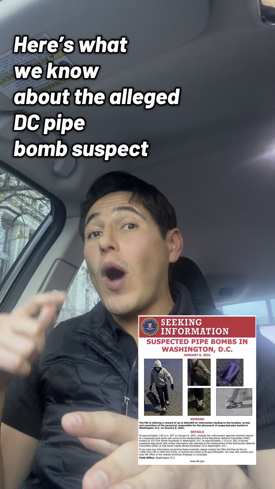 Court documents offer insight into DC pipe bomb arrest