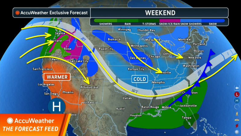 Multiple rounds of wintry weather to continue for the first half of ...