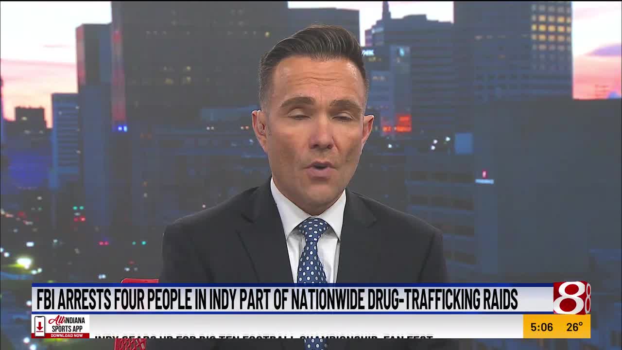 FBI arrests four people in Indianapolis as part of nationwide drug raids