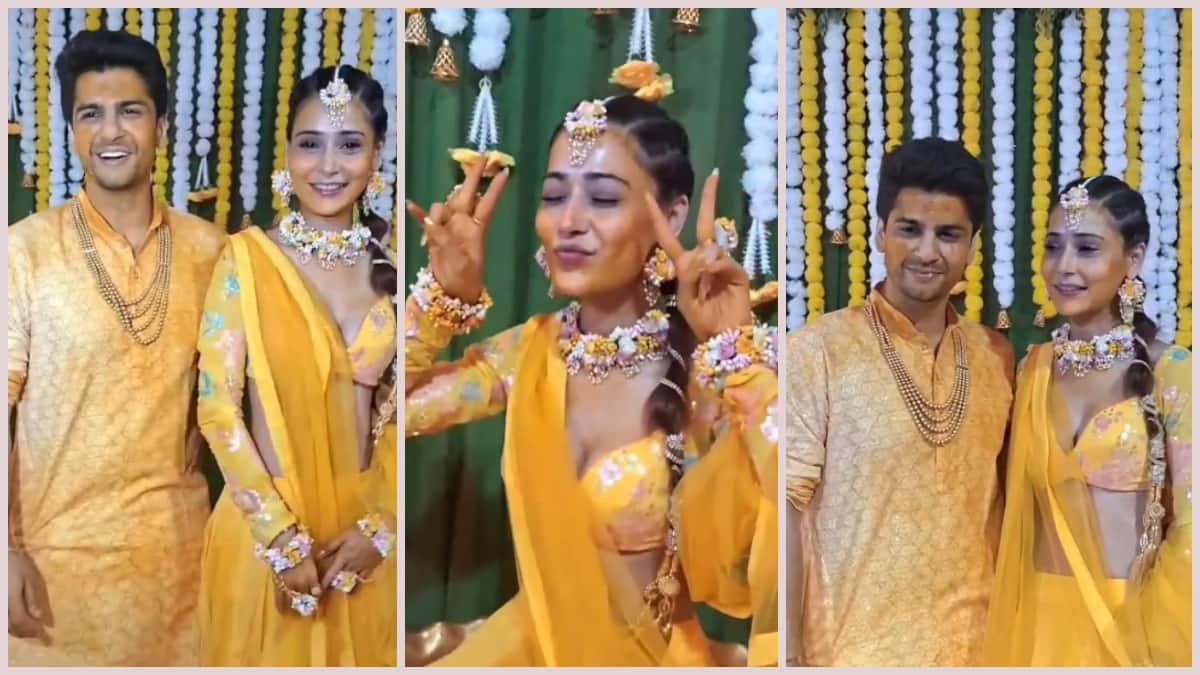 सारा-कृष ने अपनी हल्दी सेरमनी में की जमकर मस्ती, कोर्ट मैरिज के बाद अब ...