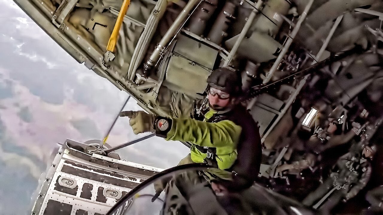Pararescue training (PJ GoPro) • long-range search & rescue