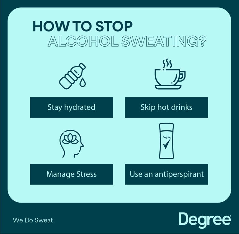 Is alcohol making you sweat? Why it happens and how to manage it