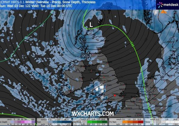 UK snow maps show huge barrage as far south as Bristol - full list of 7 ...