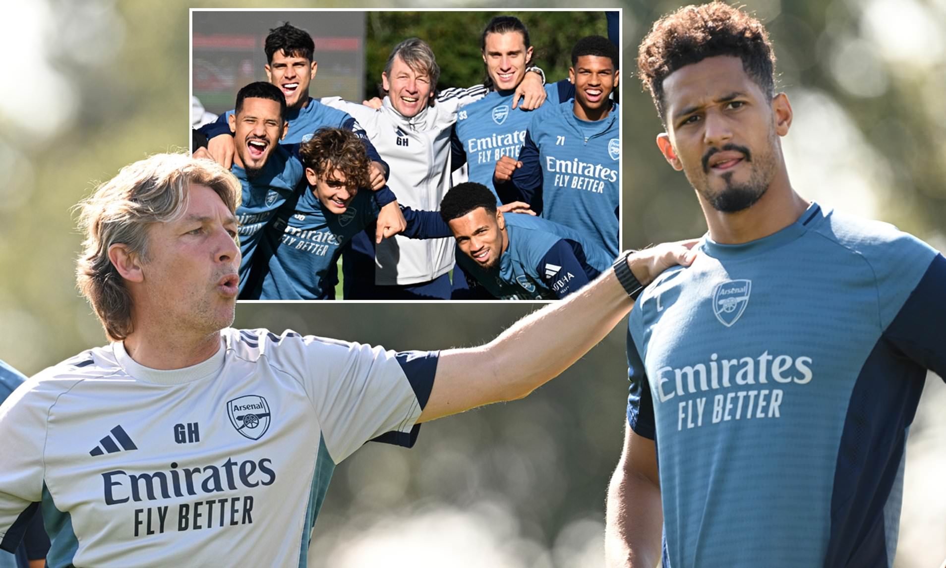 'He's so loud!' - William Saliba hails instant impact of Arsenal first ...