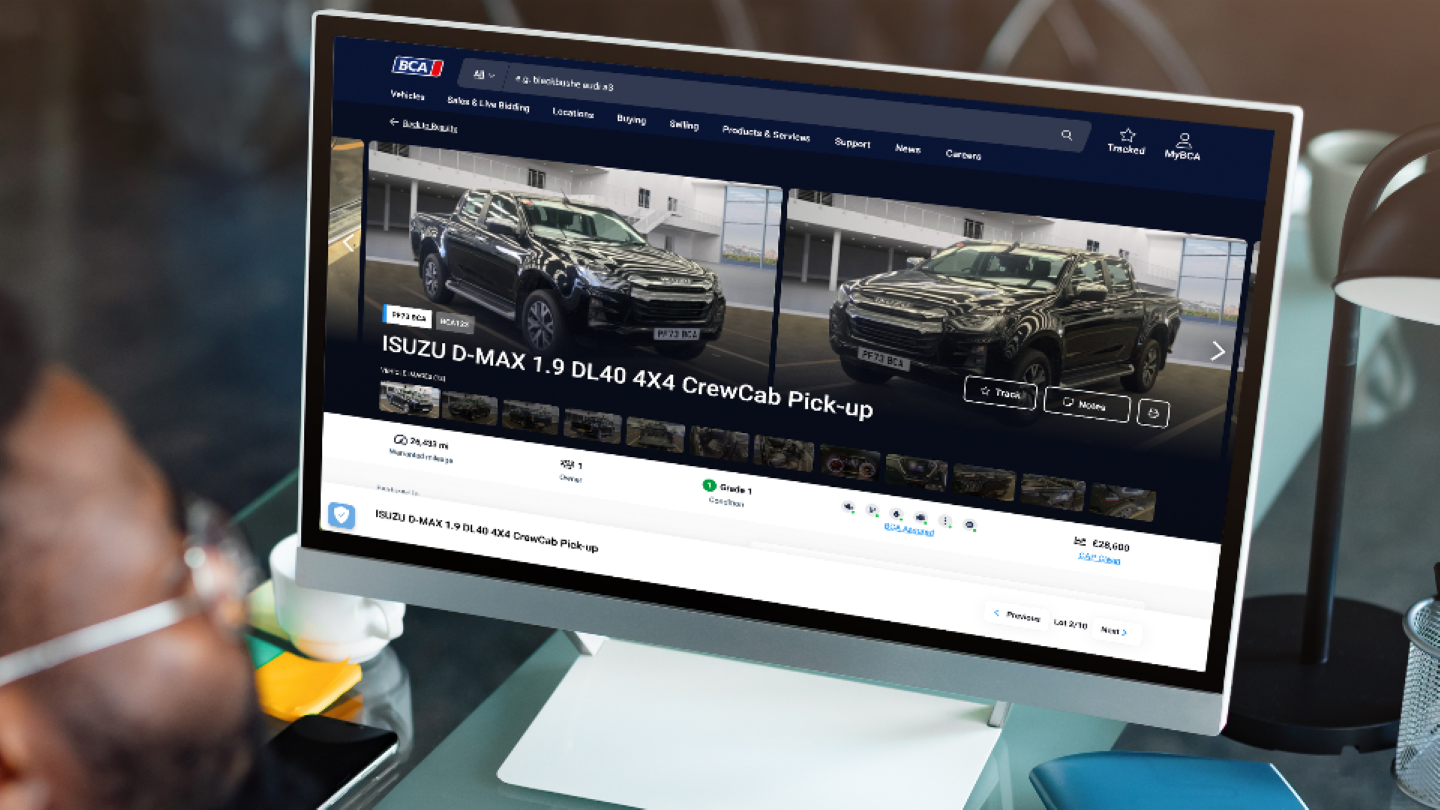 BCA UK used LCV values average £8,155 in November 2025