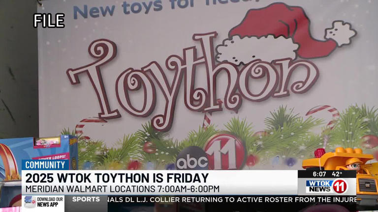 WTOK’s annual Toython drive returns on Friday