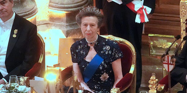 Princess Anne wears her second tiara in just two days