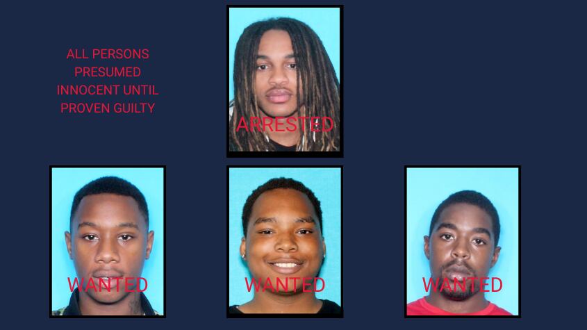1 person arrested, 3 remain at large as suspects in deadly Calhoun shooting