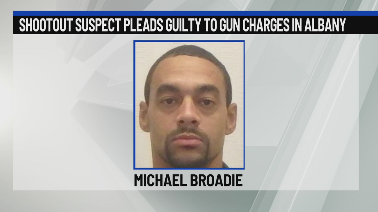 Shootout suspect pleads guilty to gun charges in separate case