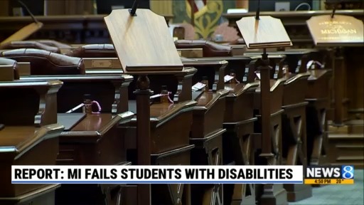 Report: Michigan fails students with disabilities