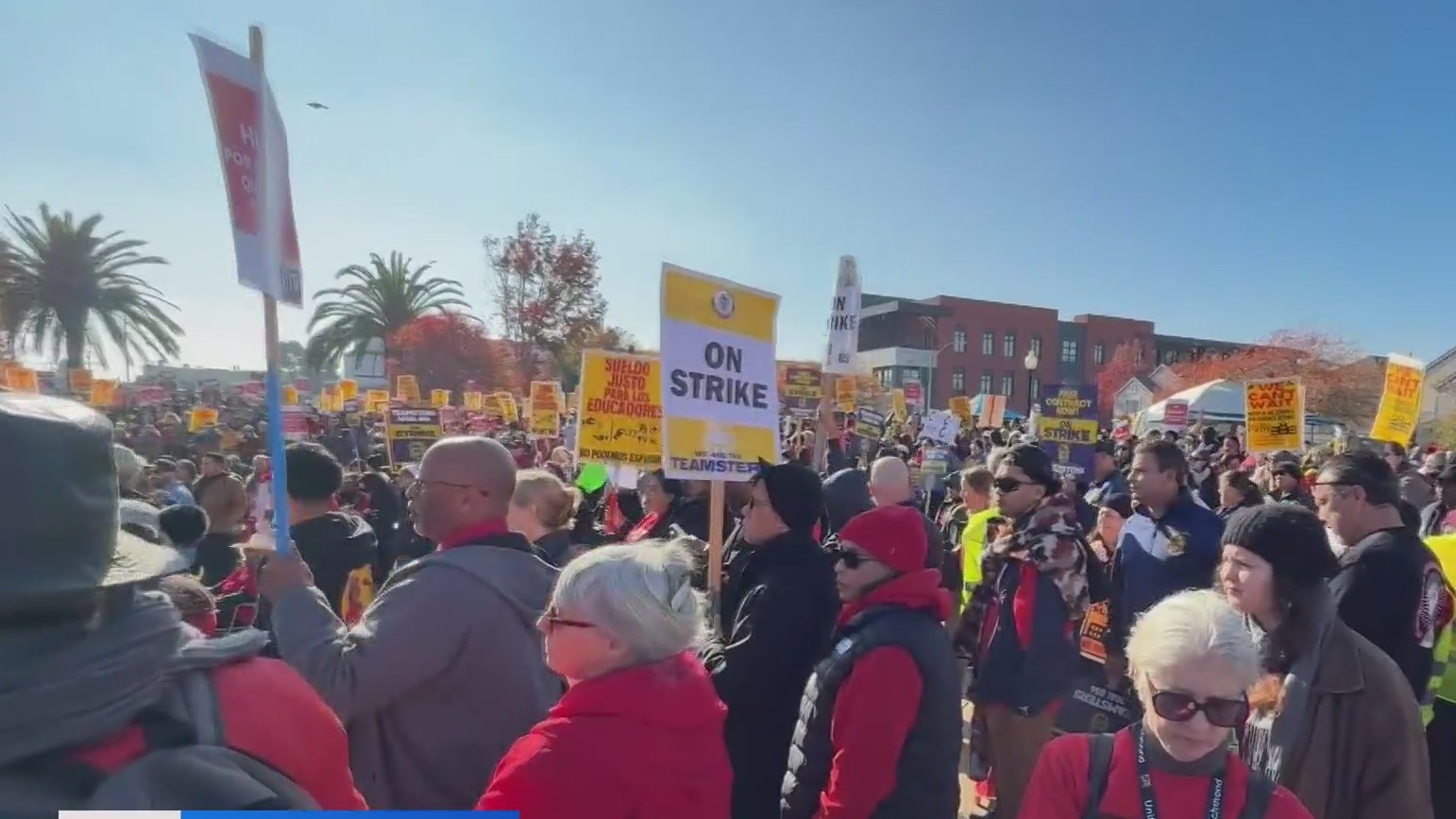 Teachers with West Contra Costa County School District begin strike
