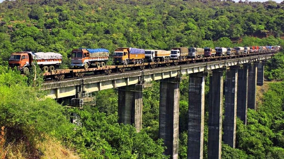 Konkan Railway adds second enhanced capacity Ro-Ro rake to boost ...