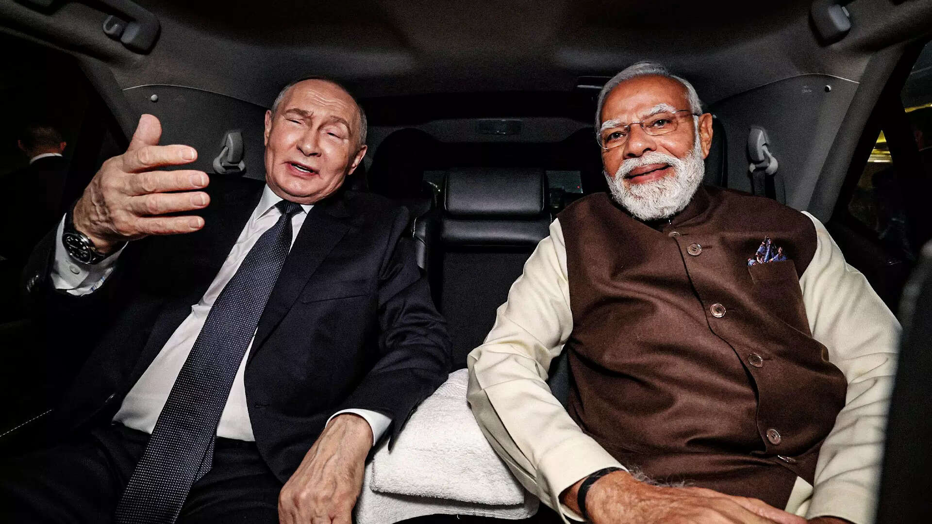 PM Modi, Putin share another car ride, Russian president says it was ...