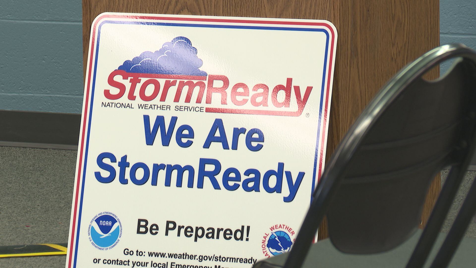 Stevens Point receives StormReady sign from National Weather Service