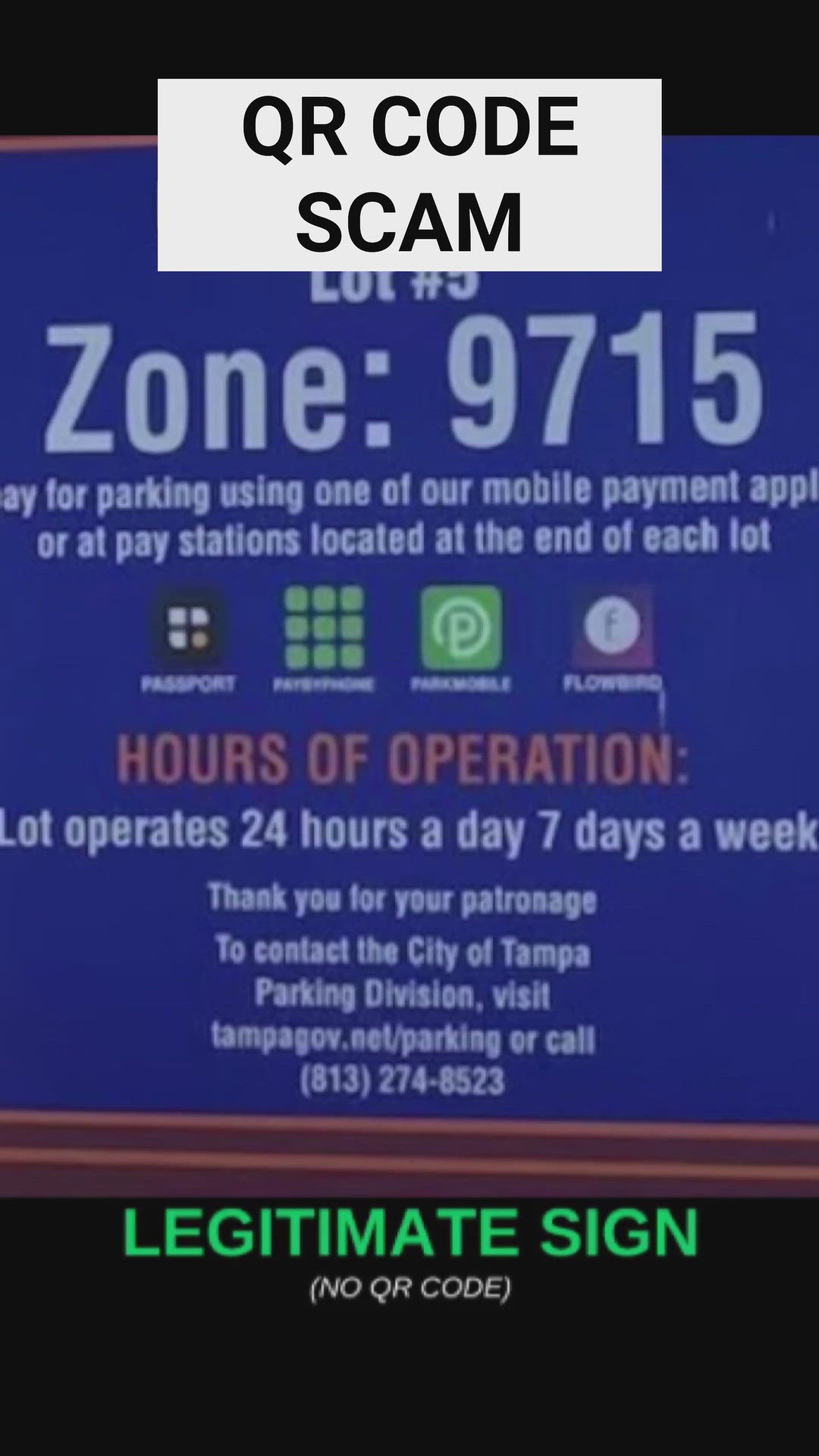 QR code scam warnings from the Pinellas County Sheriff's Office