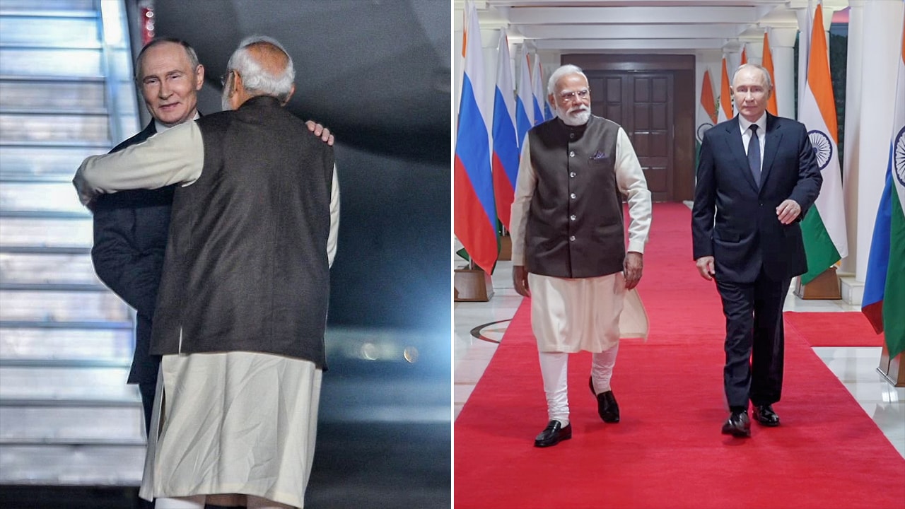 PM Modi's big welcome for Putin: Hug, carpool ride, then selfie