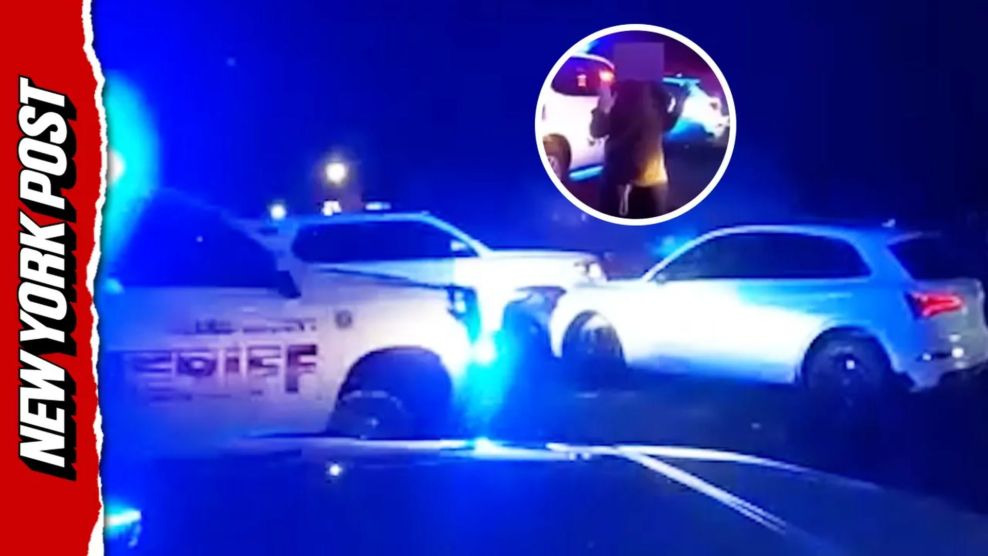 Suspect rams two police cars in wild Washington chase