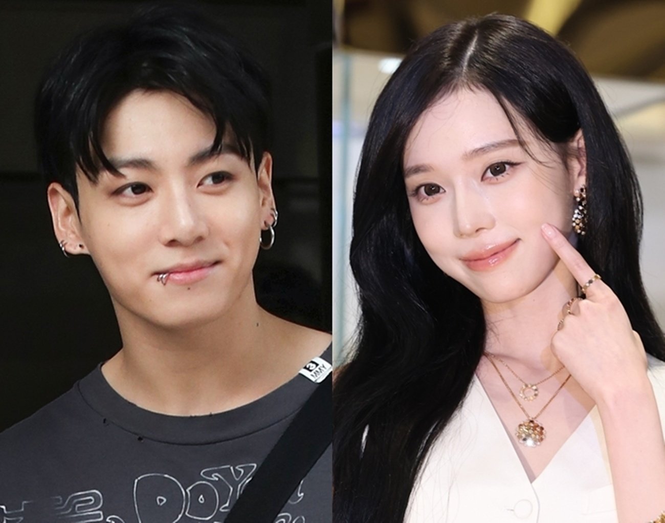 ‘커플 타투 의혹’ 정국-윈터 열애설에 소속사 ‘노코멘트’