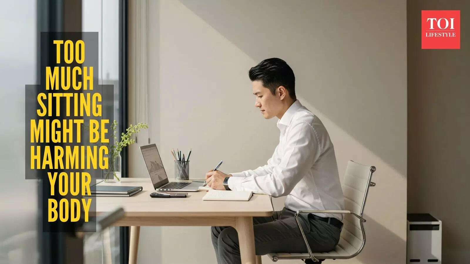 Sitting too long is slowly shutting your body down: 5 simple moves to ...