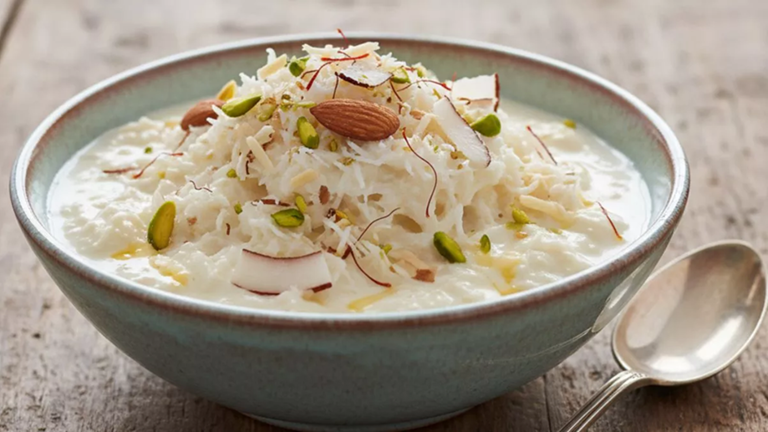 Dessert: If you have a sweet tooth, try coconut rabri for dessert; here ...
