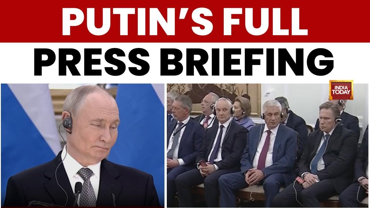 Modi-Putin press briefing: Putin launches RT India, sets $100 billion ...