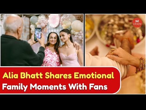 Alia Bhatt shares emotional family moments with Raha and Ranbir fans
