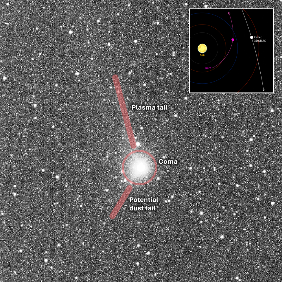 Última hora del misterioso cometa 3I/ATLAS según datos de la ESA: el ...