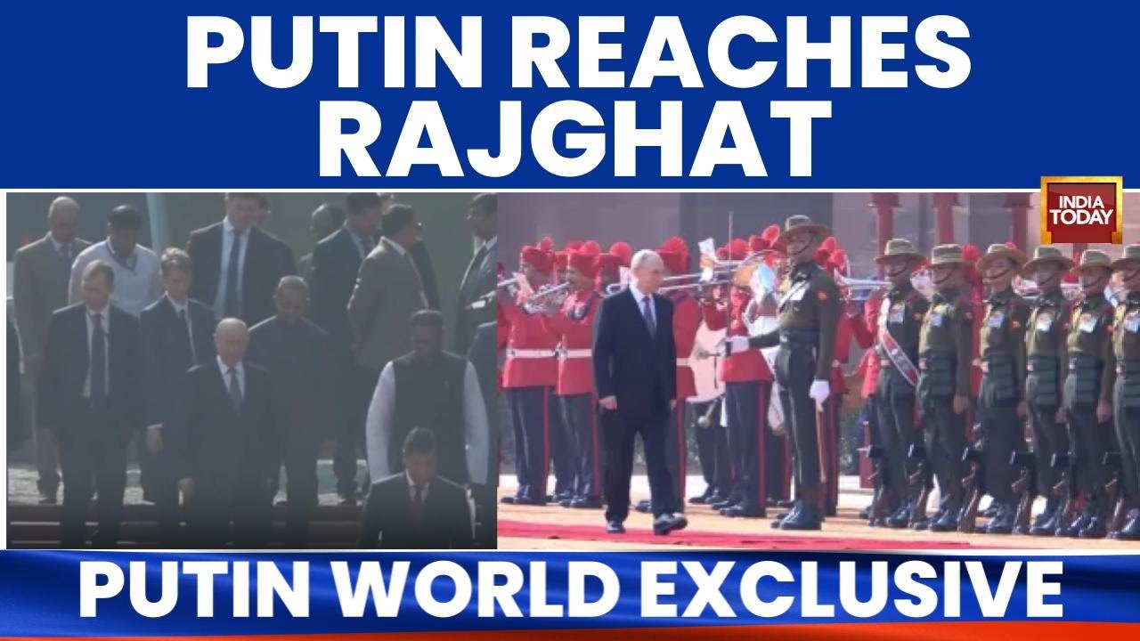 Watch: Amid Ukraine war, Russian President Vladimir Putin pays homage ...