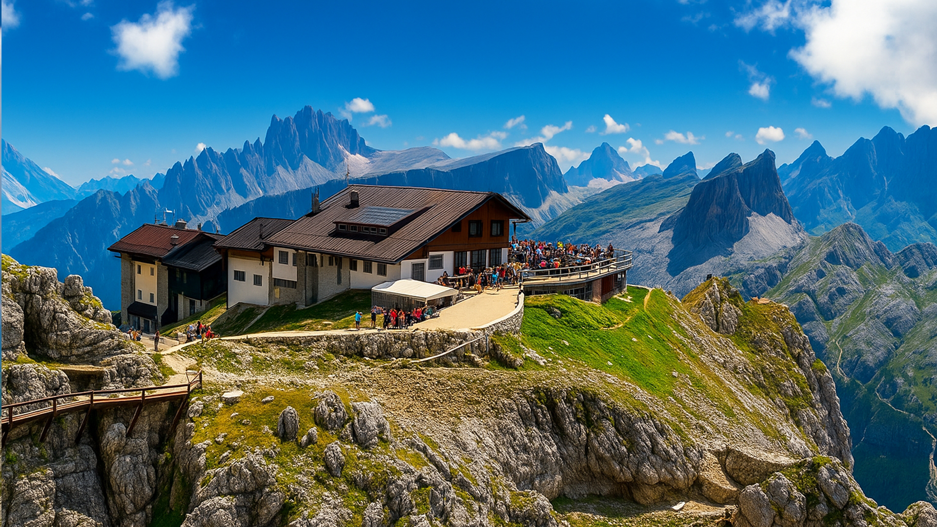 Falzarego Pass to Lagazuoi: Scenic Dolomites views (4K)