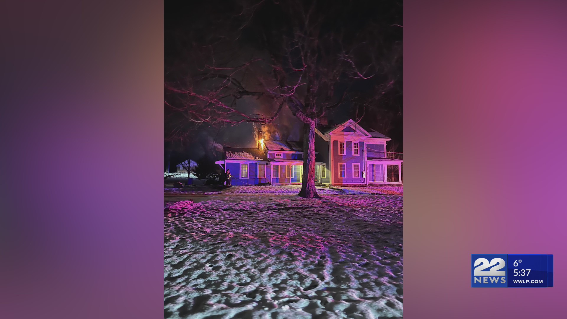 Crews put out house fire on Stony Hill Road in Wilbraham