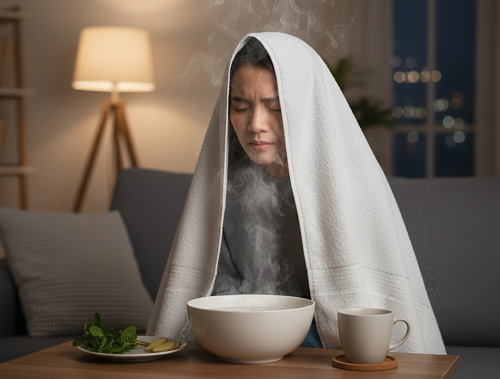 Lợi ích khi xông hơi bằng nước ấm