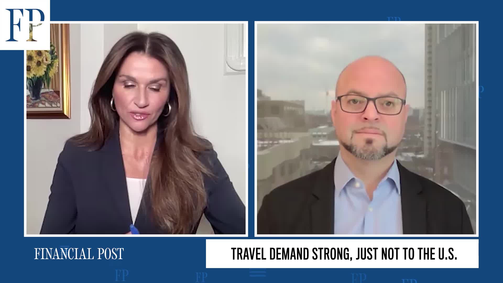 Travel demand strong, just not to the US
