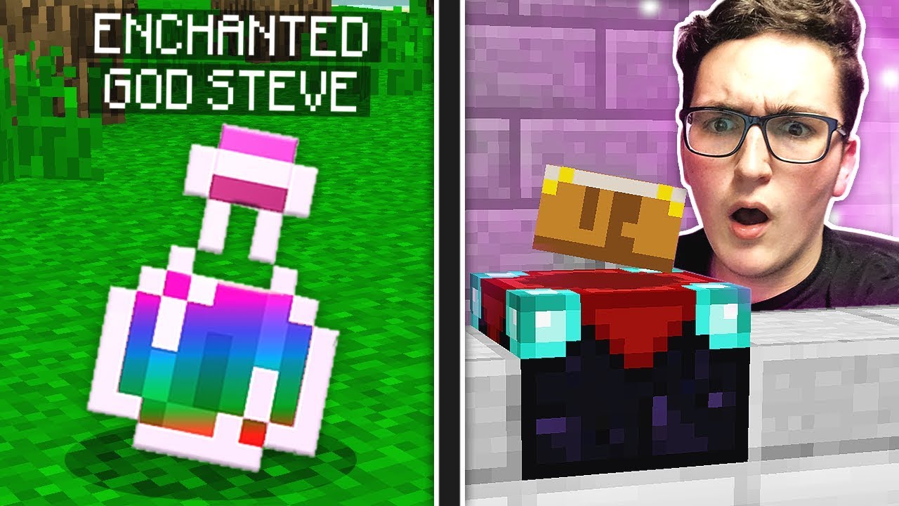 Enchanting God Steves Power Potion in Minecraft Revealed