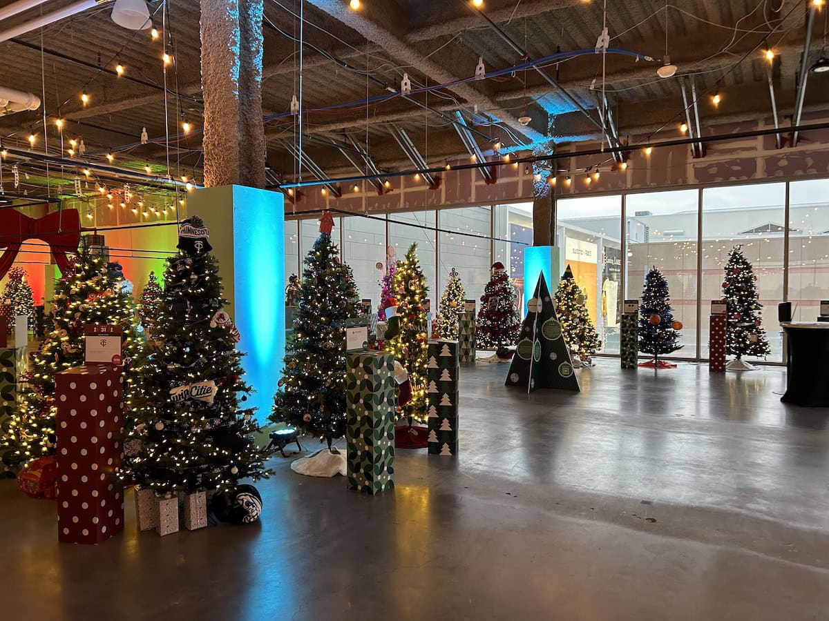 Festival of trees at Mall of America