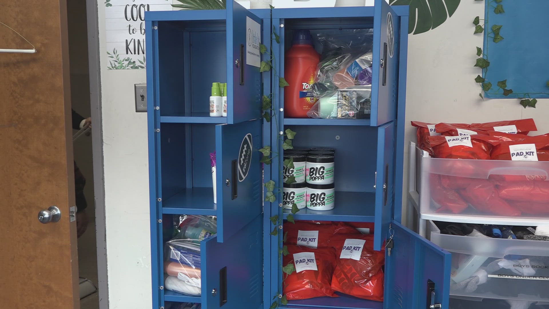 Hygiene lockers build confidence