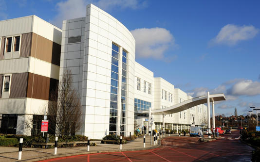 Russells Hall Hospital in Dudley, the West Midlands