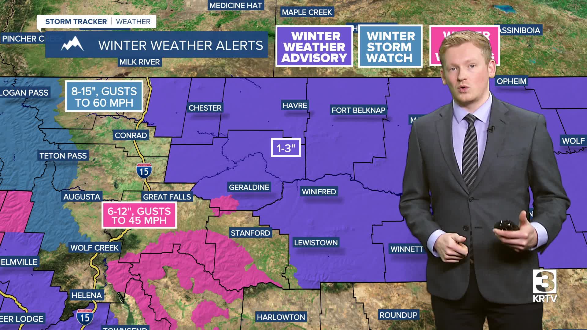 Widespread snow moving back in Friday night – Friday, December 5