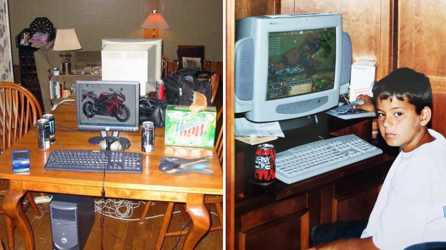 17 Y2K desktop setups that scream instant messenger era