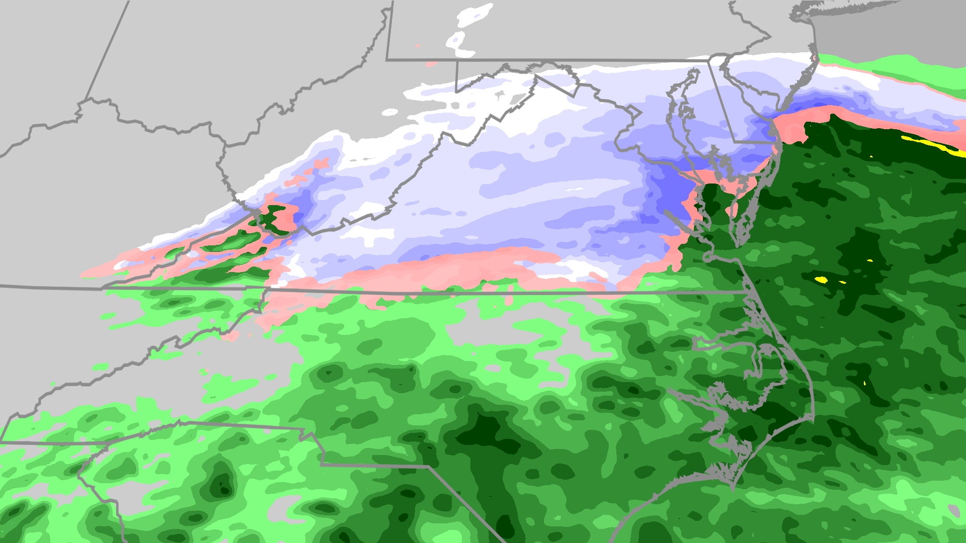 Snow, ice impacting travel across Mid-Atlantic Friday