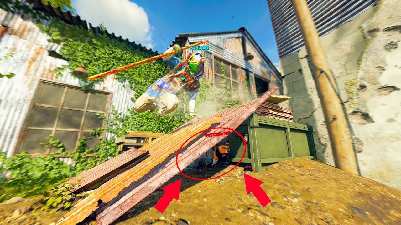 He tried hiding from everyone under the walkway in Black Ops 6!
