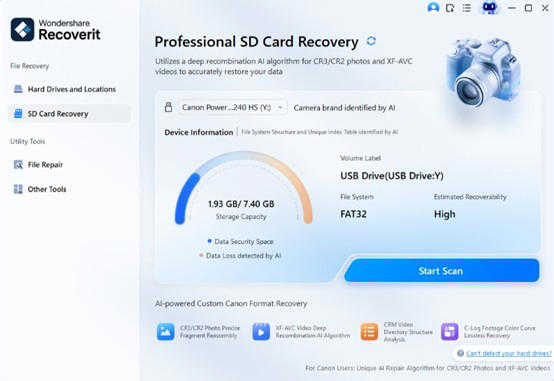 How to recover RAW SD card files without losing data