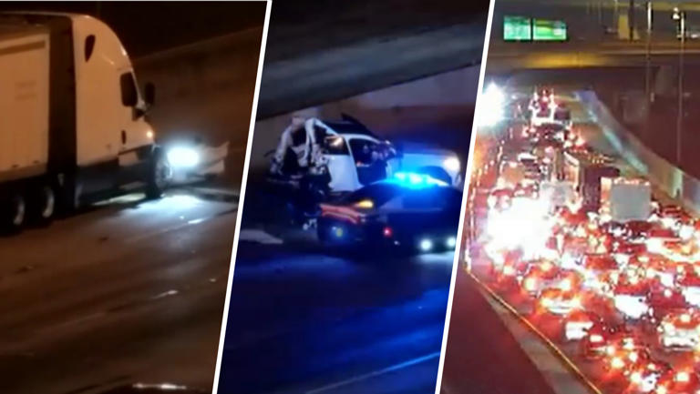 Deadly crash shuts down lanes on Florida's Turnpike at I-595 in Broward