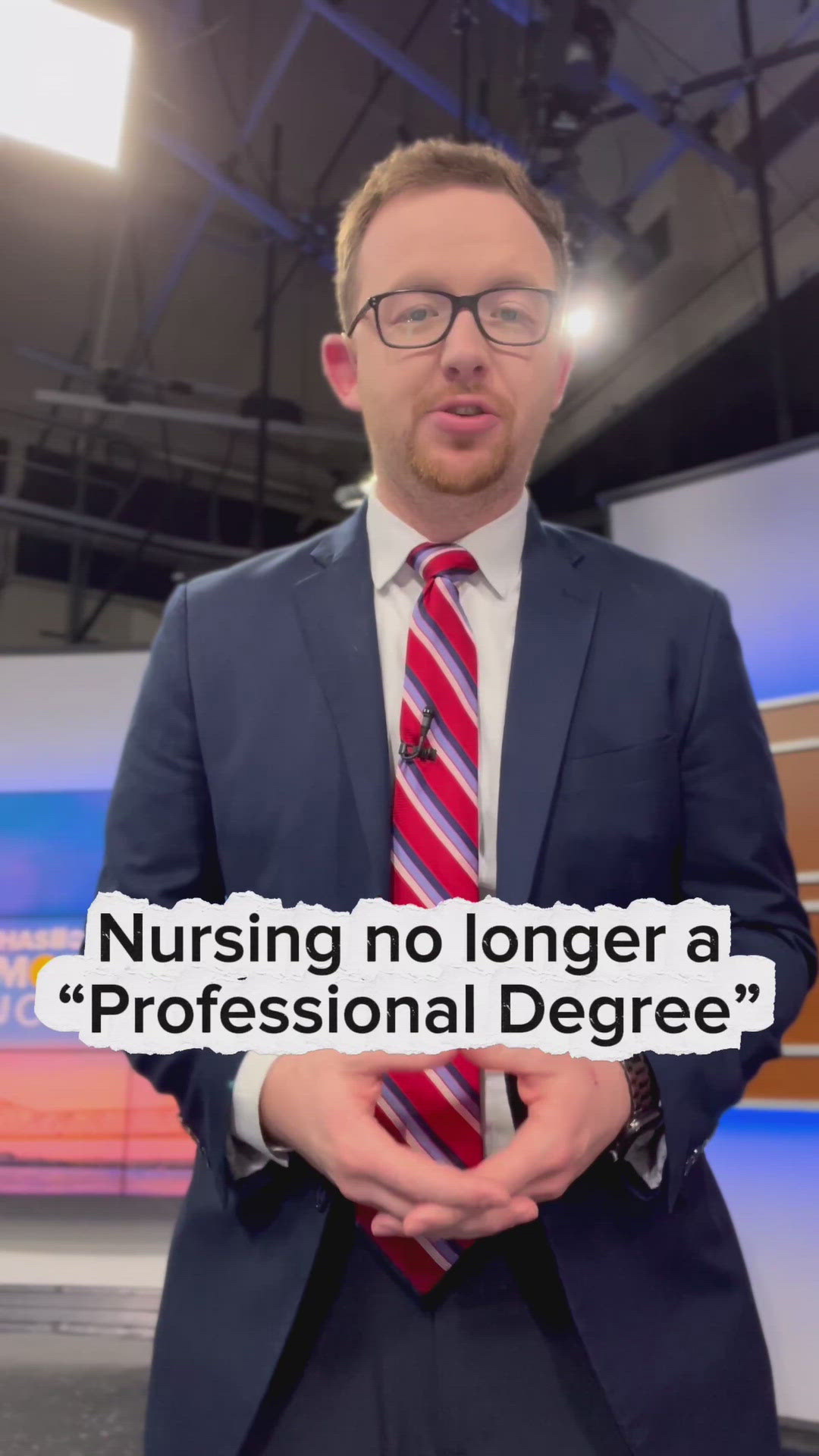 Nursing no longer a 'professional degree'