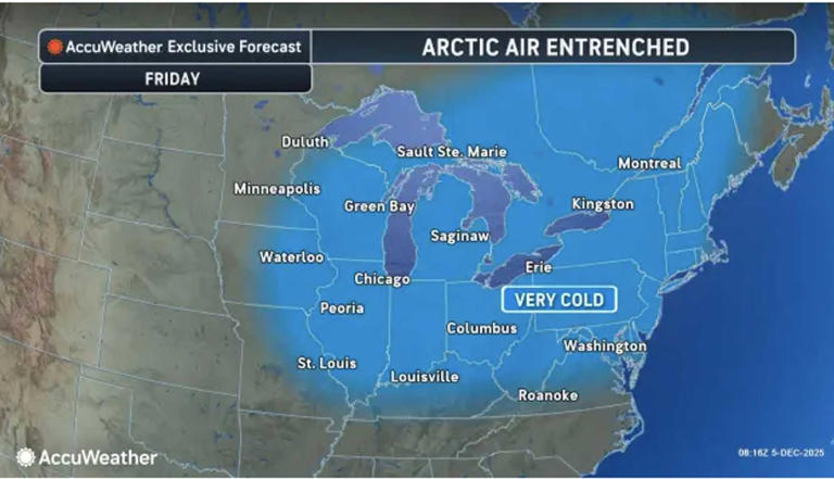 Triple Arctic blasts mean more snow chances for Northeast: Here's timing