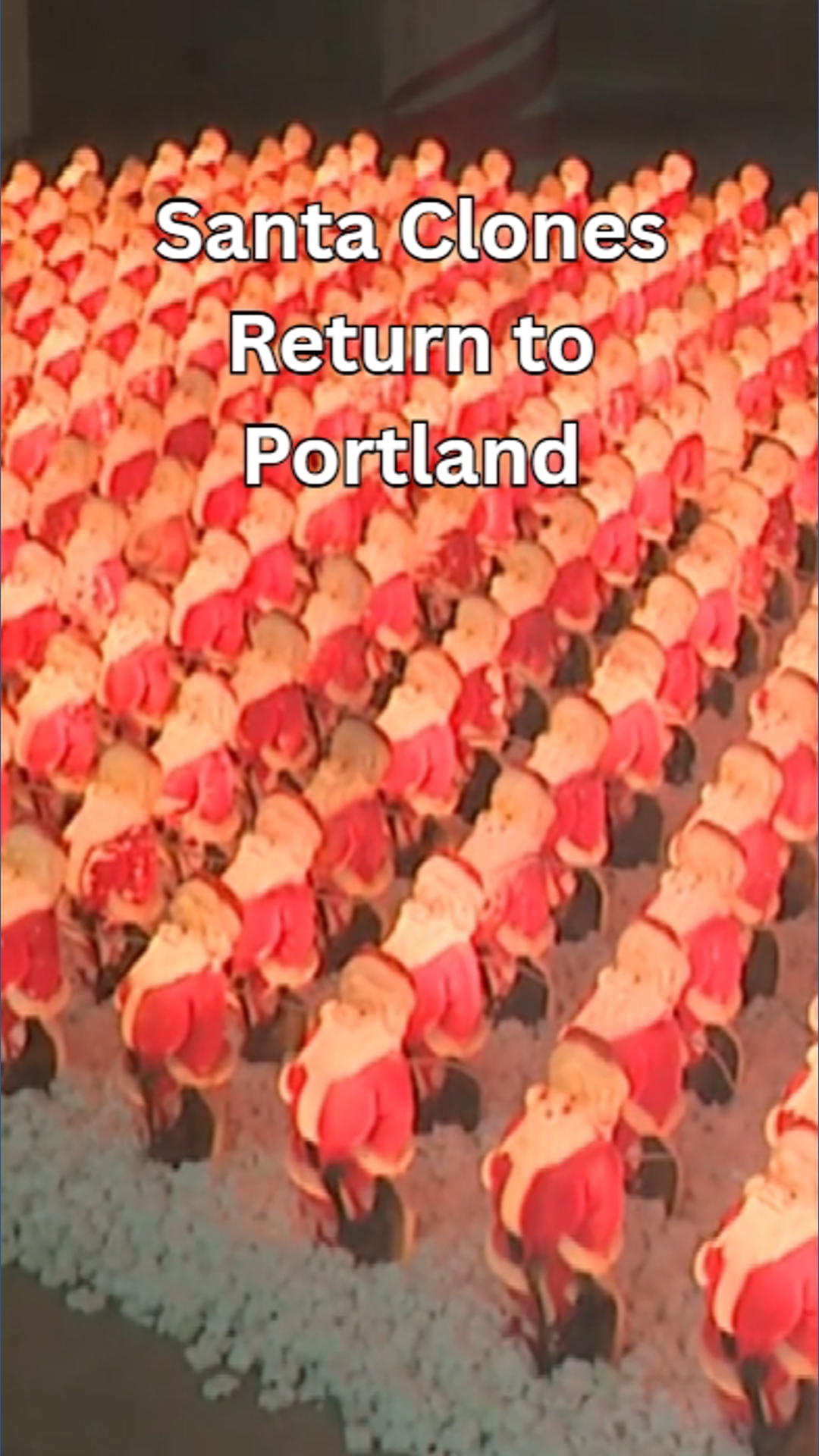 Santa clones return to Portland